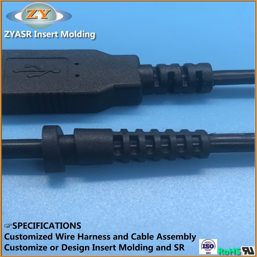 overmolded waterproof cable assembly Dongguan Yuefu Electronic